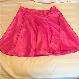 Amscan Pink Asymmetrical Skater Mini Skirt